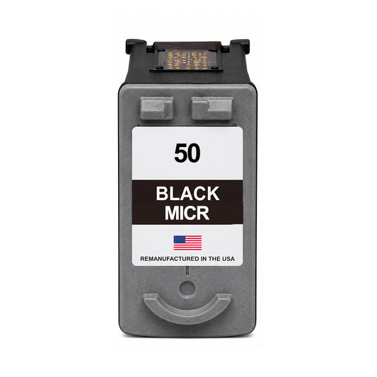 U.S. Remanufactured for Canon PG-50 Black MICR Ink Cartridge