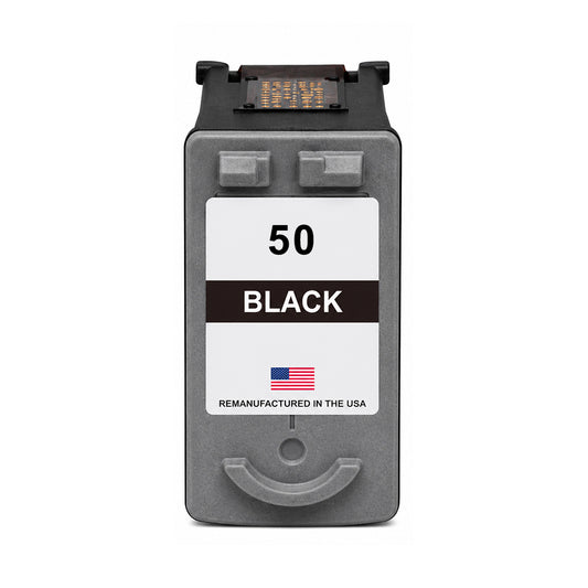 U.S. Remanufactured for Canon PG-50 Black Ink Cartridge