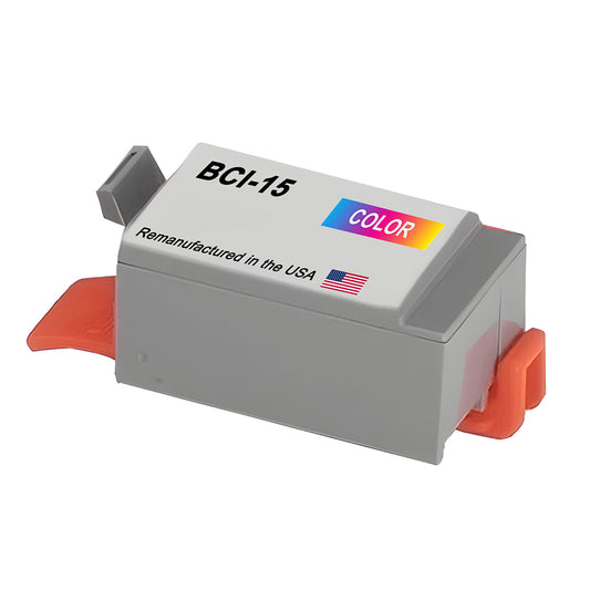 U.S Remanufactured for Canon BCI-15 Color Ink Cartridge