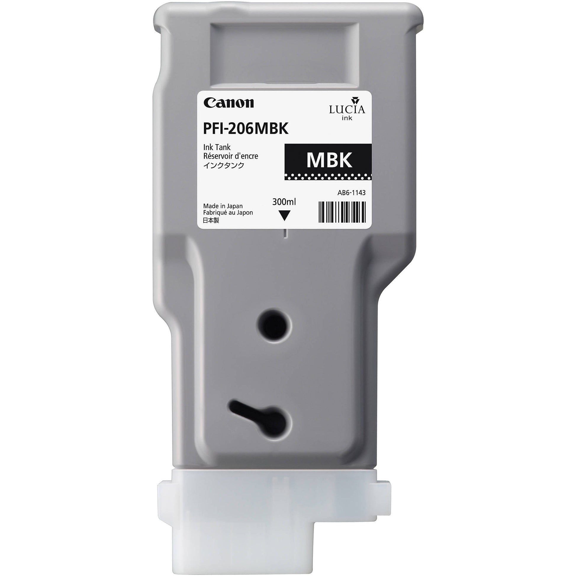 Original Canon PFI-206 300mL Matte Black Ink Cartridge
