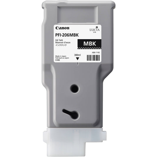 Original Canon PFI-206 300mL Matte Black Ink Cartridge