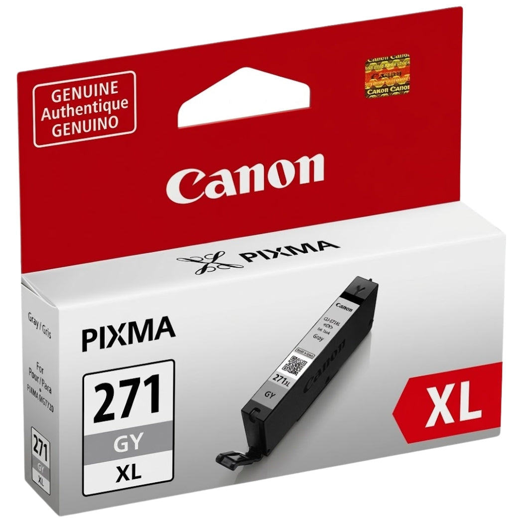 New, Pre-Owned -  CLI-271XL High Yield Gray Inkjet Cartridge, 0340C001