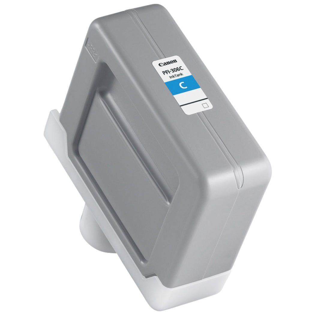 New, Pre-Owned -  PFI-306C Standard-Yield Cyan Ink Cartridge, 6658B001