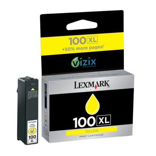 New, Pre-Owned - Lexmark 14N1095 100XL Yellow Ink Cartridge