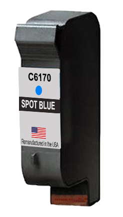 U.S. Remanufactured TIJ for HP C6170A Blue Spot Color Thermal Inkjet Cartridge