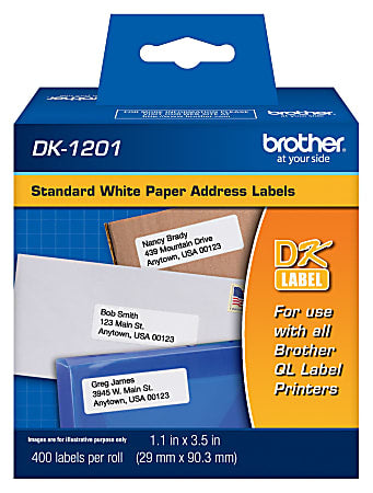 New, Pre-Owned - Brother DK1201 Standard Address Labels - 3/Pack