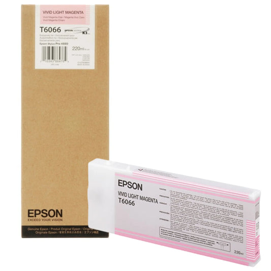 Original Epson 220ml UltraChrome K3 Light Magenta Ink Cartridge