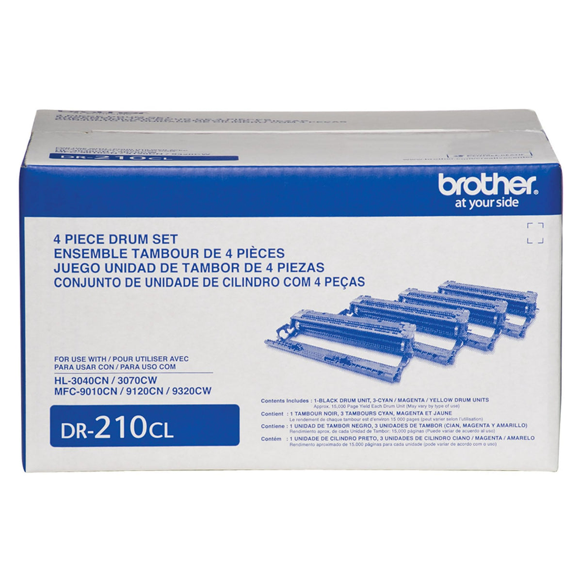 New, Pre-Owned - Brother DR-210CL Standard Yield Color Imaging Drum