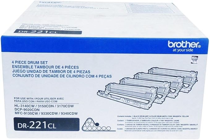 New, Pre-Owned - Brother DR-221CL Standard Yield Multi-Color Imaging Drum, DR221CL