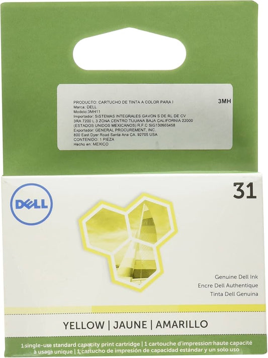 Original Dell 3MH11 High Yield Yellow Ink Cartridge