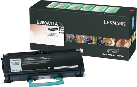 Original Lexmark E260 Standard Yield Black Toner Cartridge