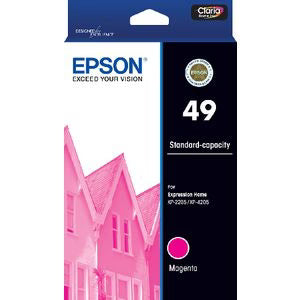 Original Epson 49 Standard Yield Magenta Ink Cartridge