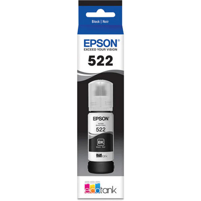 Original Epson T522 High-Yield Black Ink Bottle