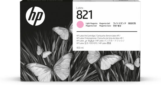 Genuine HP 821 400ml High-Yield Light Magenta Latex Ink Cartridge
