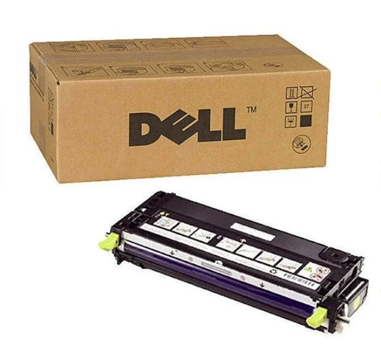 Genuine Dell 3130CN Standard Yield Yellow Toner Cartridge