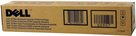 New, Pre-Owned - Dell 5110CN Cyan Toner Cartridge, GD907