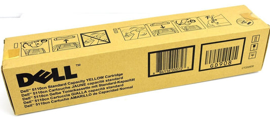 New, Pre-Owned - Dell 5110CN Yellow Toner Cartridge, GD908