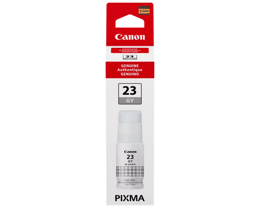 Genuine Canon GI-23 Standard-Yield Gray Ink Bottle
