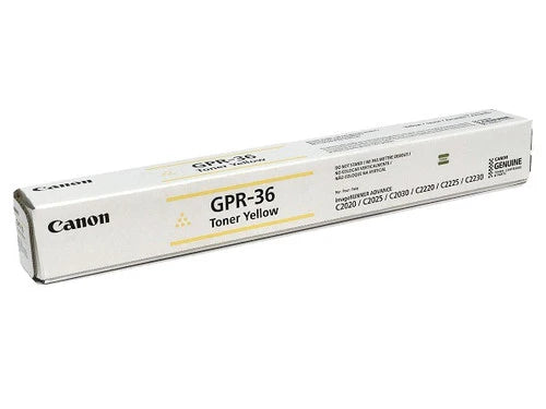 Original Canon GPR-36 Standard Yield Yellow Toner Cartridge