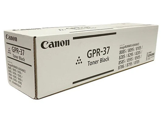 Original Canon GPR-37 Standard Yield Black Toner Cartridge