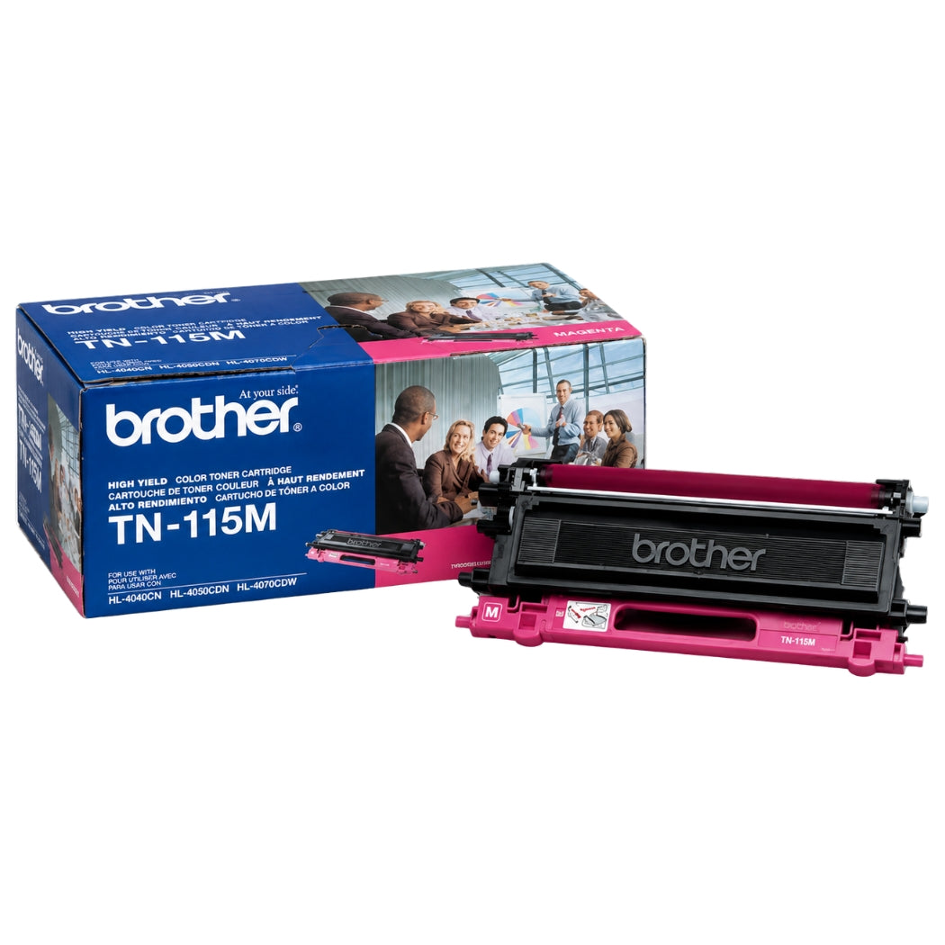 New, Pre-Owned - Brother TN115M Magenta High-Yield Toner Cartridge, TN-115M