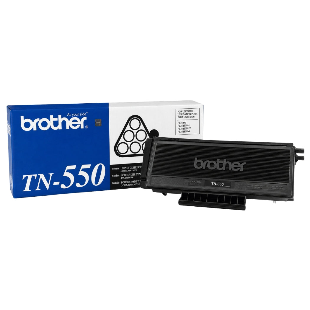 New, Pre-Owned - Brother (TN550) Standard-Yield Black Toner Cartridge, TN-550