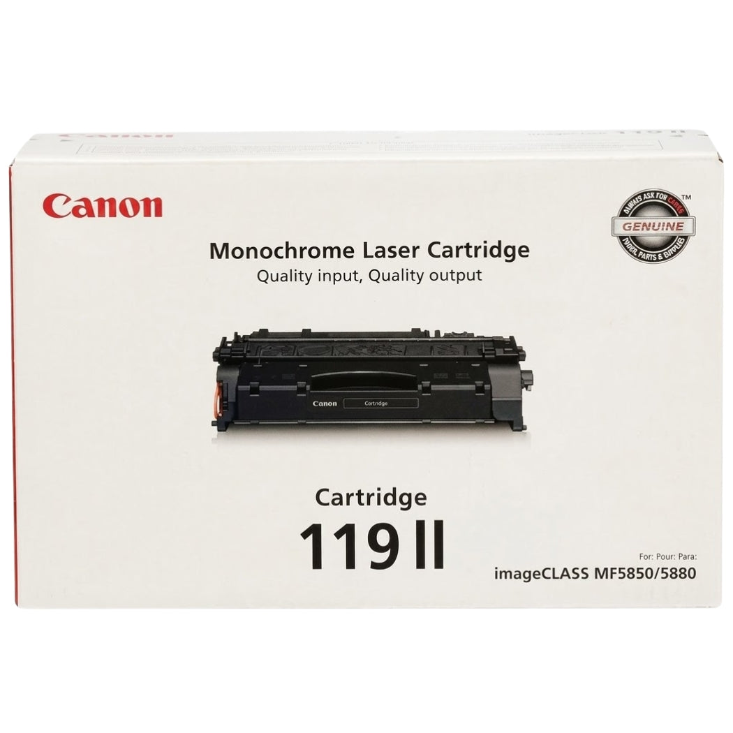 New, Pre-Owned - Canon 119 High-Yield Black Toner Cartridge, 3480B001Â