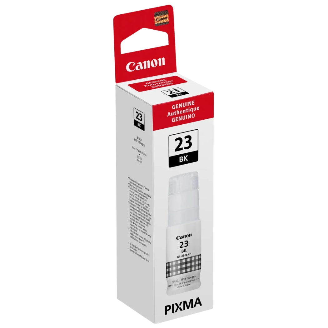 New, Pre-Owned - Canon GI-23 Standard-Yield Black Ink Bottle, 4696C001