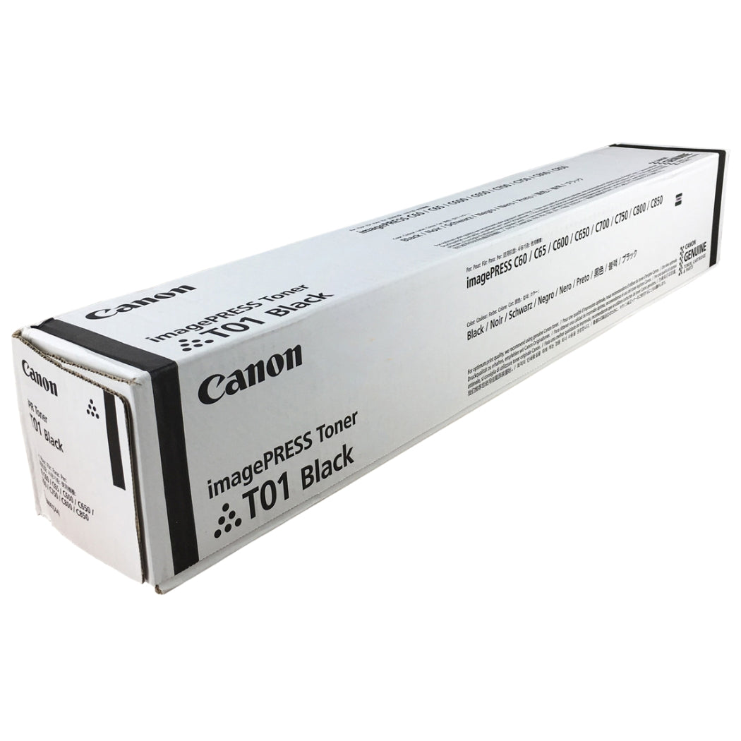 New, Pre-Owned - Canon T01 Standard Yield Black Toner Cartridge, 8066B001