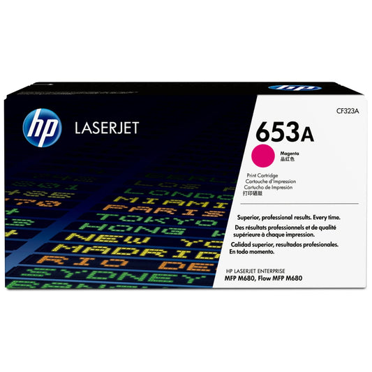 New, Pre-Owned - HP 653A Standard-Yield Magenta Toner Cartridge, CF323A