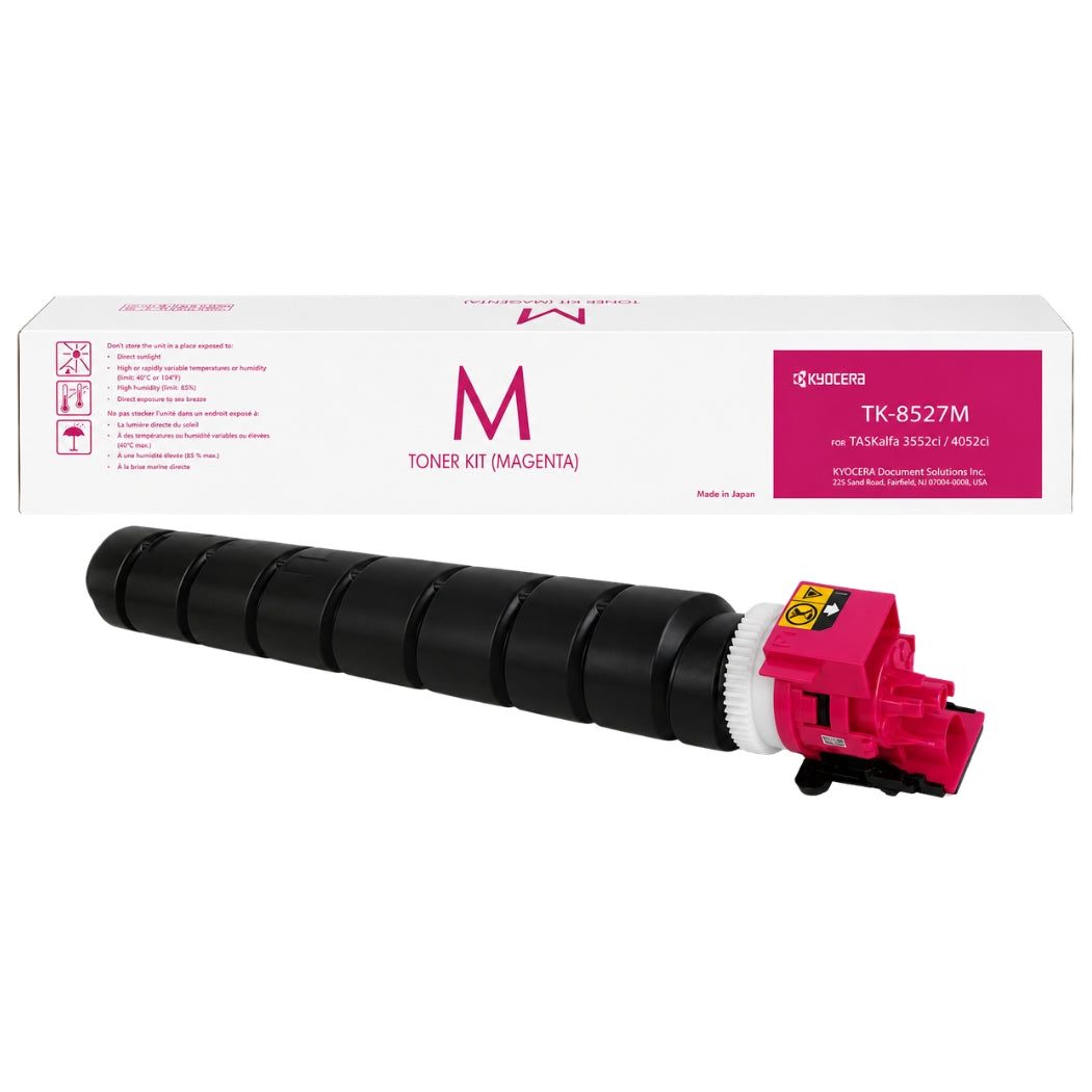 New, Pre-Owned - Kyocera TK-8527 Standard Yield Magenta Toner Cartridge, TK-8527M