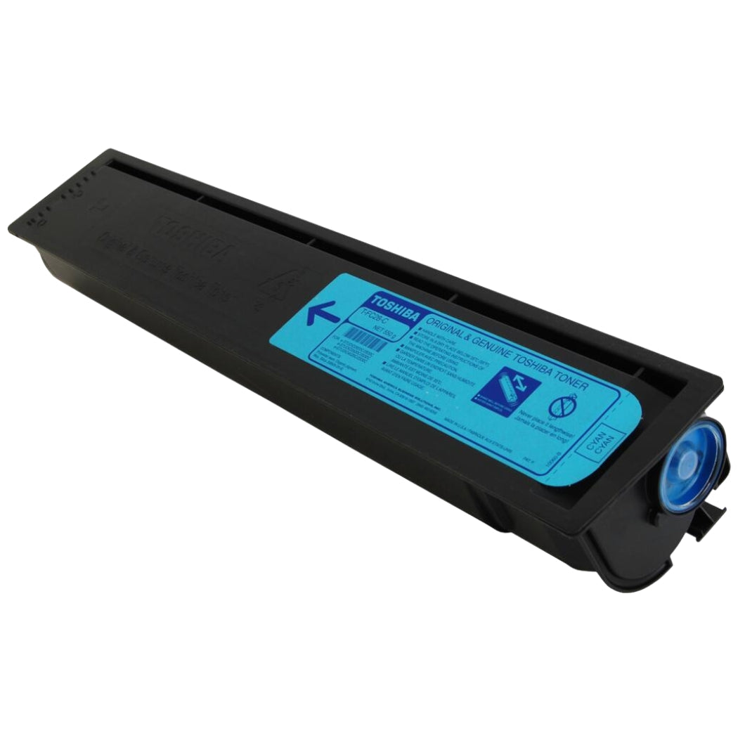 New, Pre-Owned - Toshiba TFC28C Standard Yield Cyan Toner Cartridge, T-FC28-C