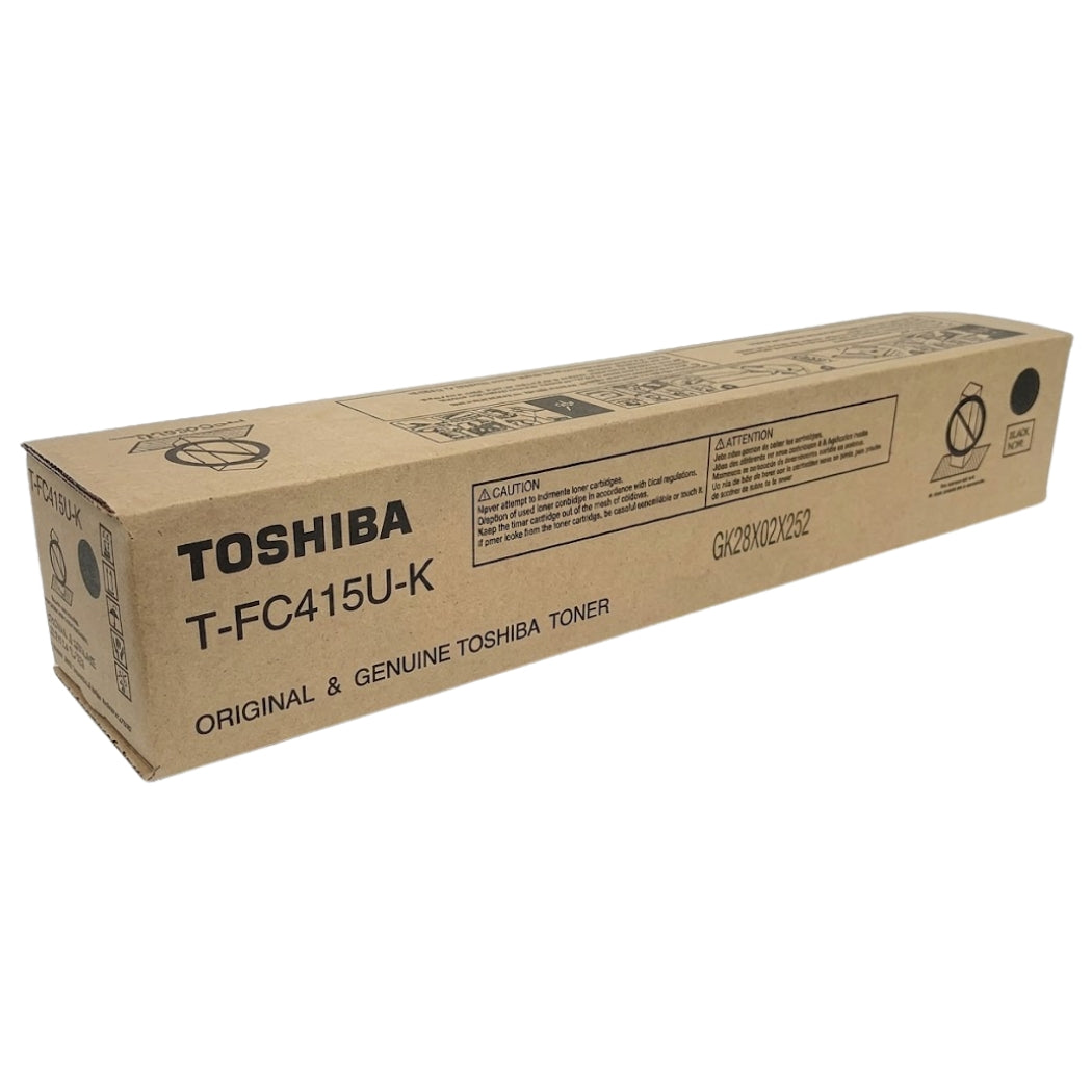 New, Pre-Owned - Toshiba TFC415UK Standard Yield Black Toner Cartridge, T-FC415U-K