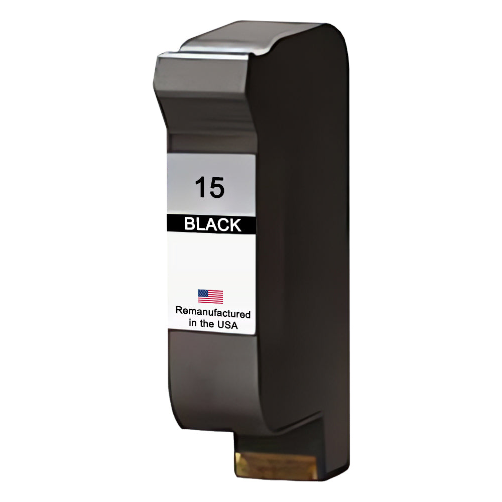 U.S. Remanufactured for HP 15 (C6615DN) Black Ink Cartridge