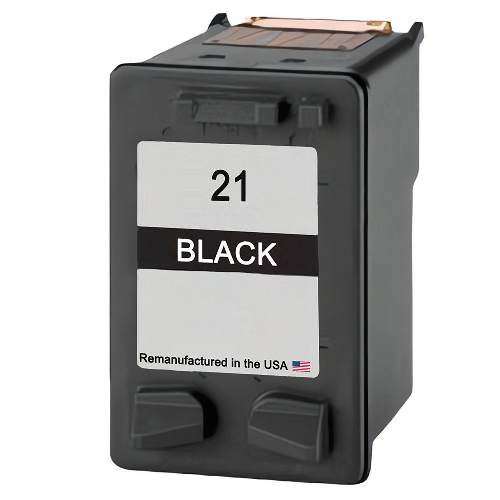 U.S. Remanufactured for HP 21 Black (C9351AN) Ink Cartridge