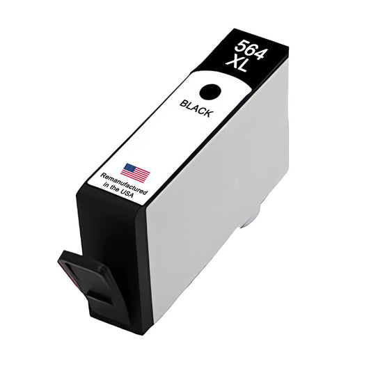 U.S. Remanufactured for HP 564XL (CN684WN) Black Ink Cartridge