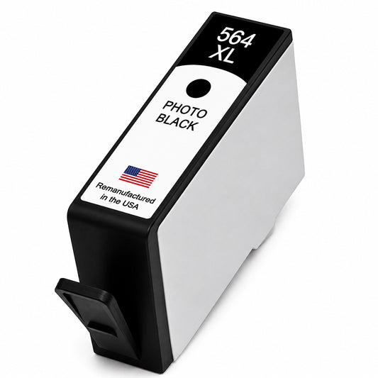 U.S. Remanufactured for HP 564XL (CB322WN) Photo Black Ink Cartridge