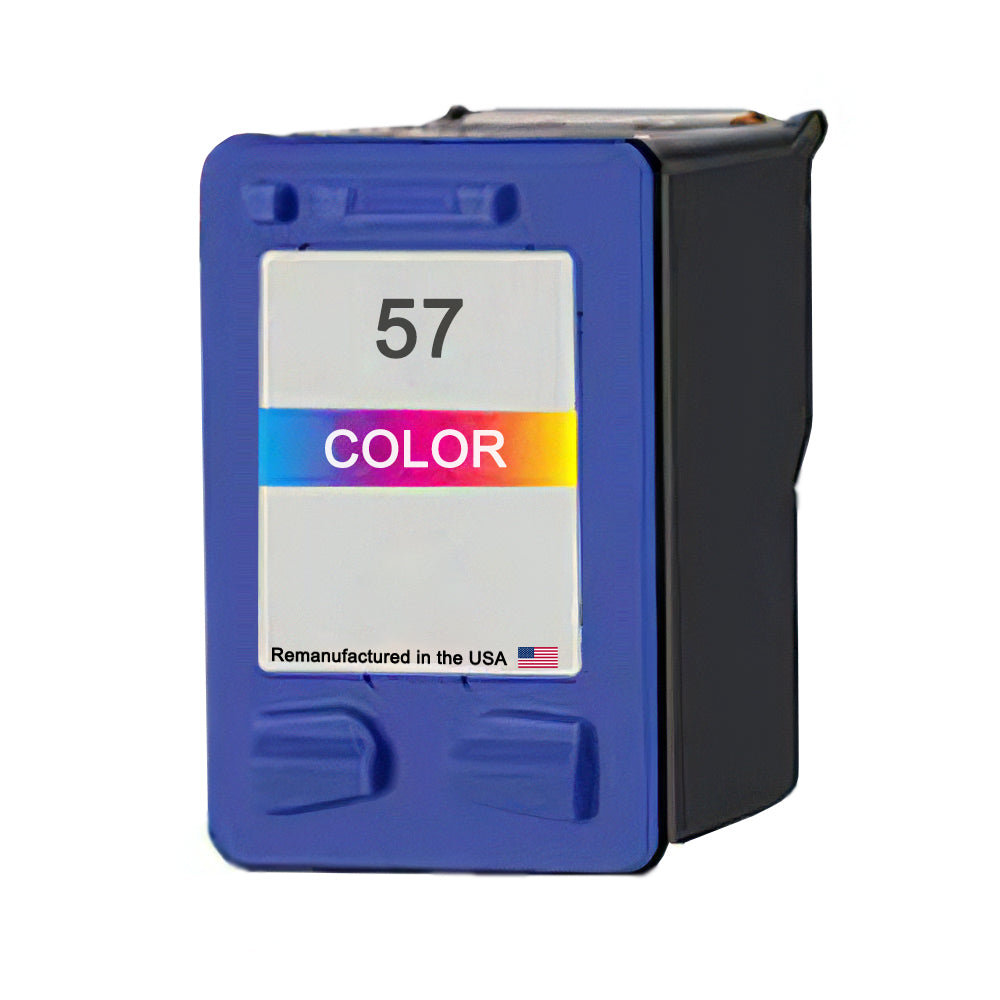 U.S. Remanufactured for HP 57 (C6657AN) Tri-Color Ink Cartridge