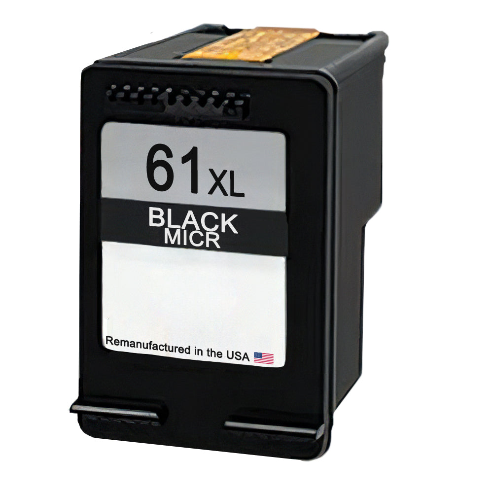 U.S. Remanufactured for HP 61XL (CH563WN) Black MICR Ink Cartridge