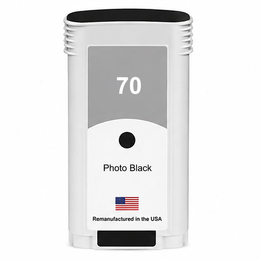 U.S. Remanufactured for HP 70 130-ml (C9449A) Photo Black Ink Cartridge