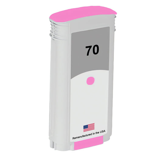 U.S. Remanufactured for HP 70 130-ml (C9455A) Light Magenta Ink Cartridge