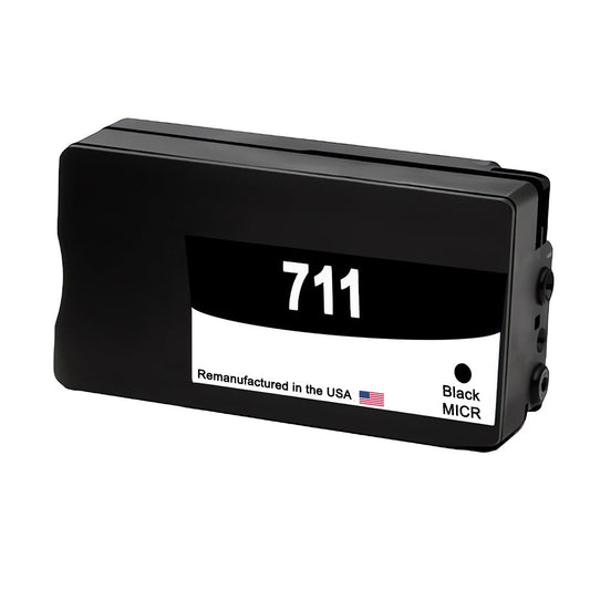 U.S. Remanufactured for HP 711 80-ml (CZ133A) Black MICR Ink Cartridge