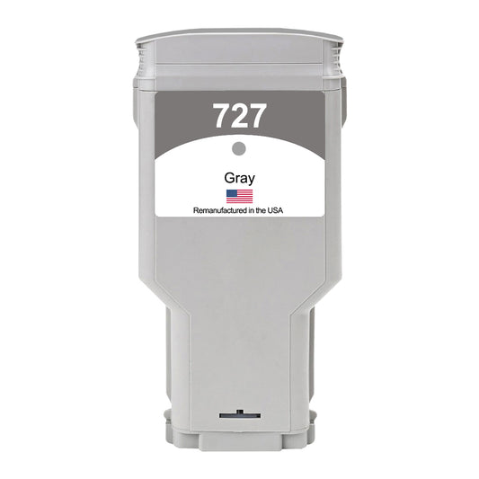 U.S. Remanufactured for HP 727XL 300ml (F9J80A) Gray Ink Cartridges