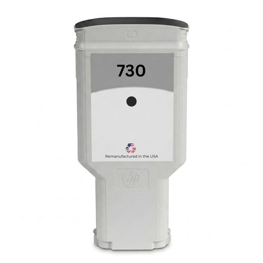 U.S. Remanufactured for HP 730 300ml (P2V71A) Matte Black Ink Cartridges