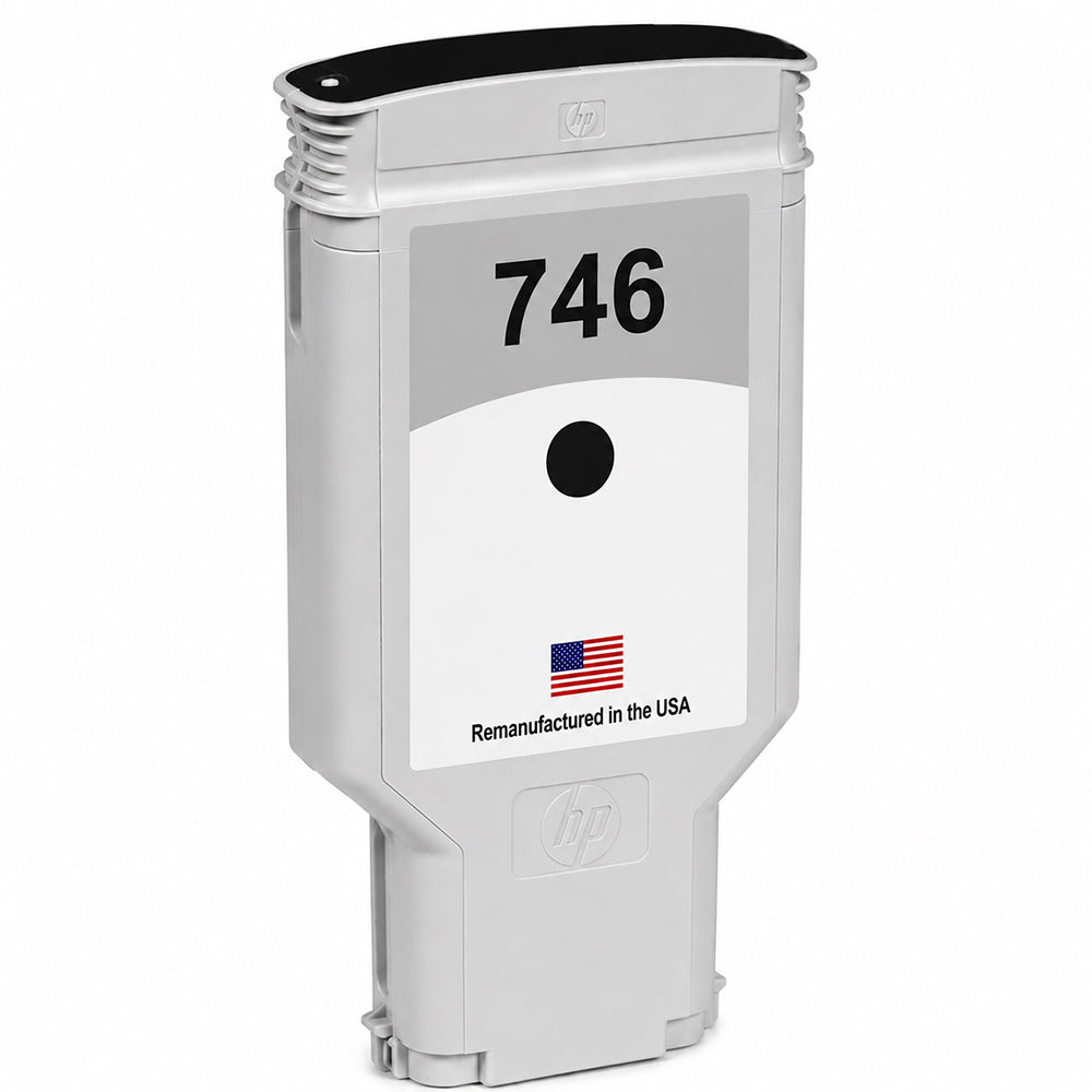 US Remanufactured for HP 746 Standard Yield Matte Black Ink Cartridge, P2V83A