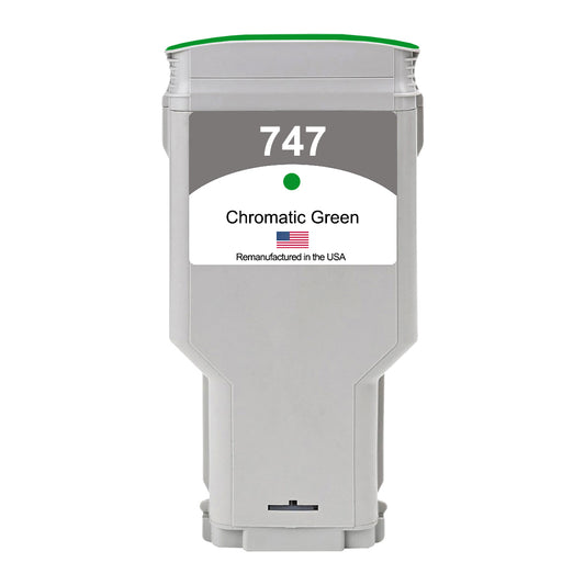 US Remanufactured for HP 747 300mL Chromatic Green Ink Cartridge