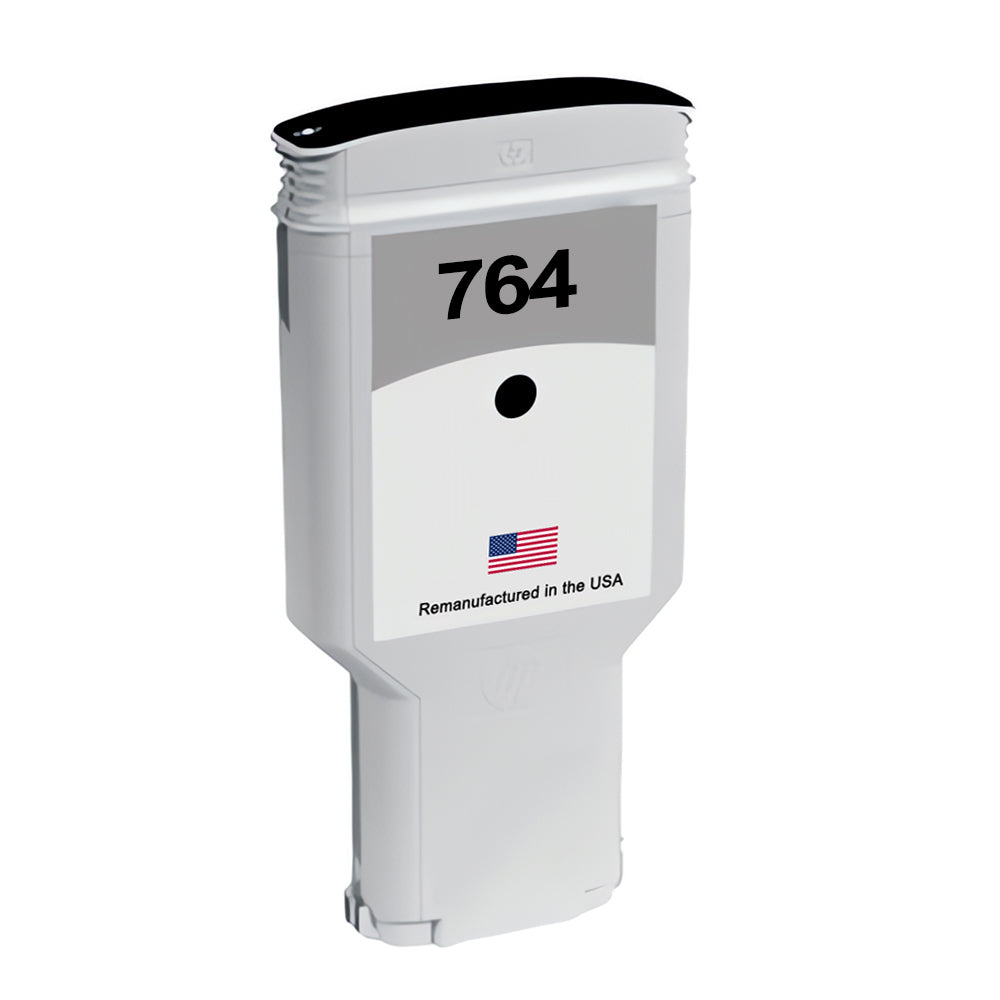 US Remanufactured for HP 764 300mL Matte Black Ink Cartridge, C1Q16A