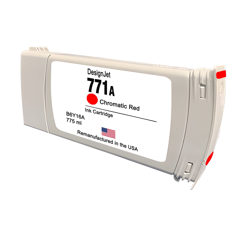 U.S. Remanufactured for HP 771 775ml (B6Y16A) Chromatic Red Ink Cartridge