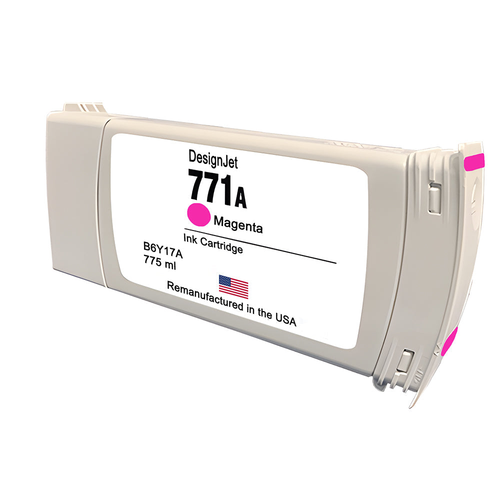 U.S. Remanufactured for HP 771 775ml (B6Y17A) Magenta Ink Cartridge