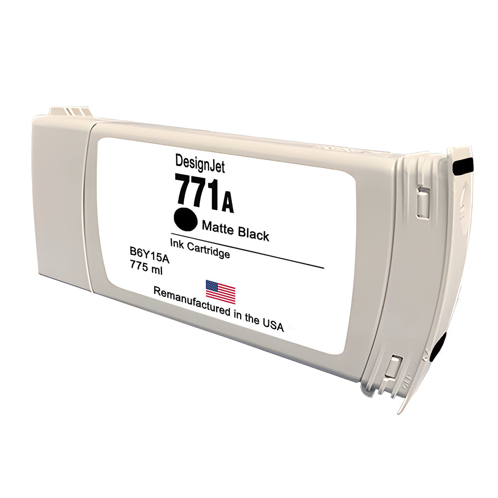 U.S. Remanufactured for HP 771 775ml (B6Y15A) Matte Black Ink Cartridge